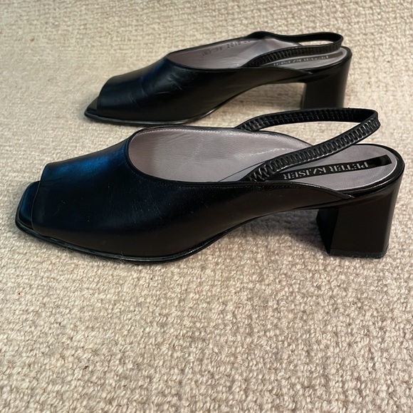 Peter Kaiser Square Toe Sling Back Heels - Picture 2 of 10